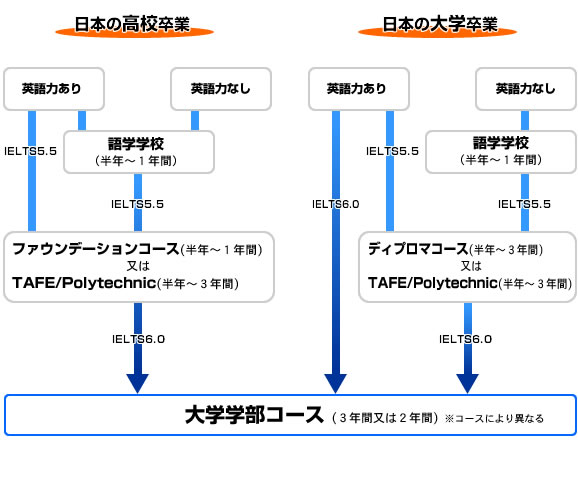 大学進学パターン例